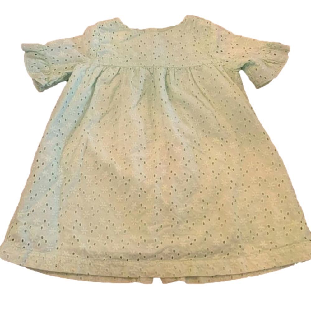 Gymboree GUC Green Eyelet Dress‎